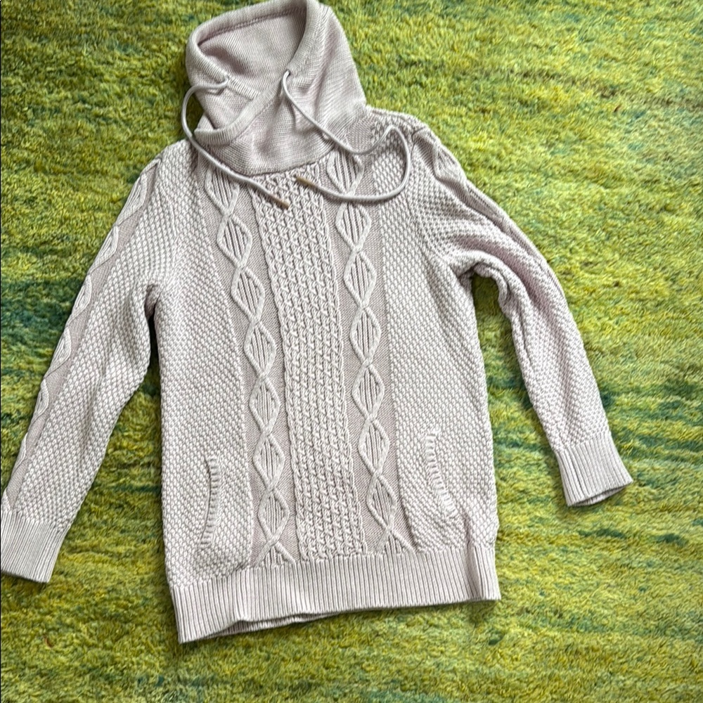 L.L. Bean Signature Cable Knit Cotton Sweater